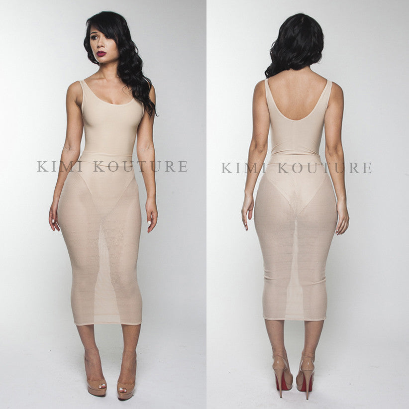 Sheer Skirt Set