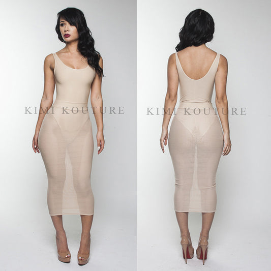 Sheer Skirt Set