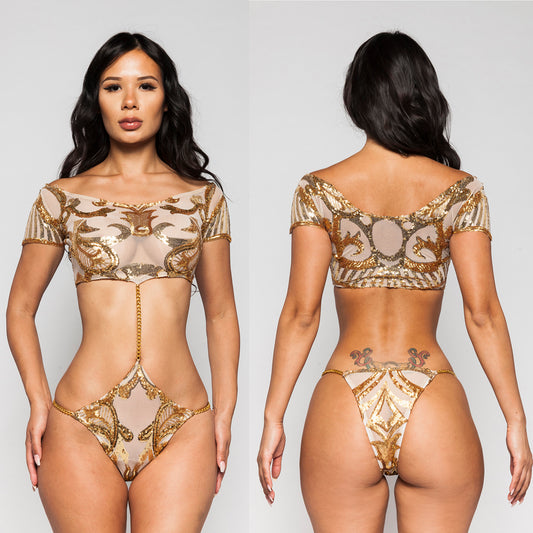 Golden Swimsuit