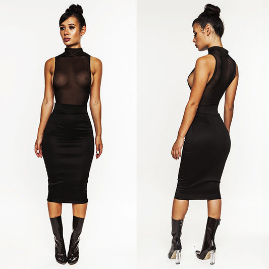 Sheer Skirt Set