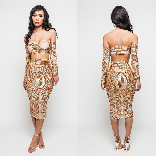 Regal Skirt Set