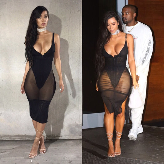 Kim Kardashian Skirt Set